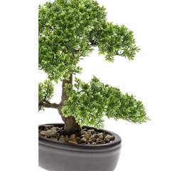 Emerald ficus artificial mini bonsai, verde, 32 cm 420002