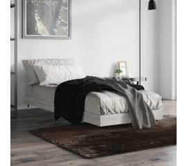 Cadru de pat, gri sonoma, 75x190 cm, lemn prelucrat