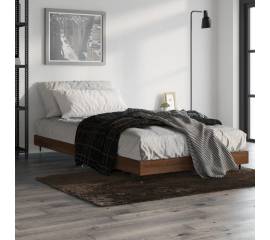 Cadru de pat, stejar maro, 90x190 cm, lemn prelucrat