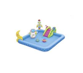 Piscina gonflabila pentru copii, de joaca, cu tobogan, 228x206x84 cm, bestway little astronaut