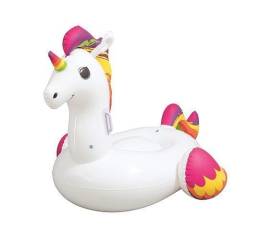 Saltea de apa gonflabila pentru copii, model unicorn, 150x117 cm, bestway maxi fantasy 
