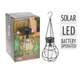 Progarden lampă cu bec solar, cu 10 led-uri, metal
