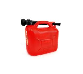 Canistra din plastic pentru combustibil rosie 5L