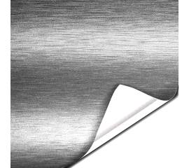 Folie colantare auto Aluminiu Polisat Argintiu (1m x 1,52m)