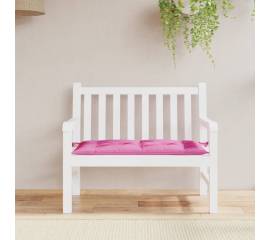 Pernă pentru bancă de grădină, roz, 110x50x7 cm, textil
