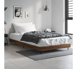 Cadru de pat, stejar maro, 90x190 cm, lemn prelucrat