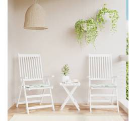 Perne scaun grădină, model frunze, 2 buc., 40x40x3 cm, textil