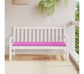 Pernă de bancă de grădină, roz, 150x50x3 cm, textil oxford