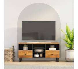 Comodă tv, 100x33x46 cm, lemn masiv de mango și lemn compozit