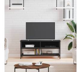 Dulap tv, negru, 100x35x45 cm, lemn prelucrat