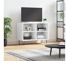 Comodă tv, alb, 69,5x30x50 cm, lemn compozit