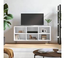 Comodă tv, alb, 103,5x30x50 cm, lemn compozit