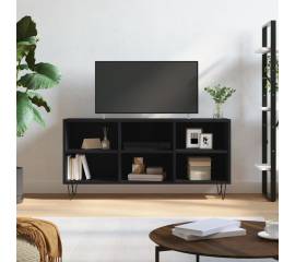 Comodă tv, negru, 103,5x30x50 cm, lemn compozit