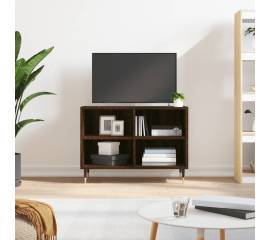Comodă tv, stejar maro, 69,5x30x50 cm, lemn compozit