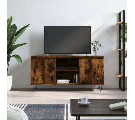 Comodă tv, stejar fumuriu, 104x35x50 cm, lemn compozit