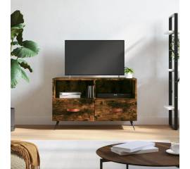 Comodă tv, stejar fumuriu, 80x36x50 cm, lemn prelucrat