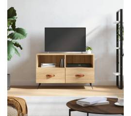 Comodă tv, stejar sonoma, 80x36x50 cm, lemn prelucrat