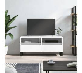 Comodă tv, alb, 100x34,5x44,5 cm, lemn prelucrat