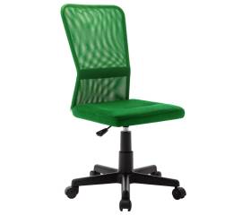 Scaun de birou, verde, 44 x 52 x 100 cm, plasă textilă