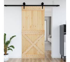 Ușă „narvik”, 100x210 cm, lemn masiv de pin