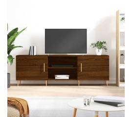 Comodă tv, stejar maro, 150x30x50 cm, lemn compozit