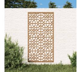 Decor perete de grădină 105x55 cm design maur oțel corten