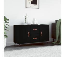 Servantă, negru, 100x36x60 cm, lemn compozit