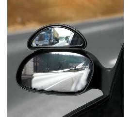 Oglinda suplimentara auto de tip "Unghi Mort", latime 11,5 cm, prindere pe oglinda exterioara