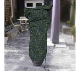 Capi husă pentru plante, imprimeu negru/verde, mediu, 100x200 cm