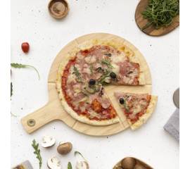 Livoo set tocător pentru pizza, 30 cm, lemn