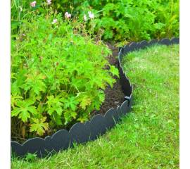 Nature borduri de grădină, 0,13 x 12 m, 3 mm, negru
