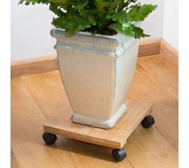Nature cărucior pentru plante, maro, 30x30 cm, bpc, pătrat