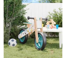 Bicicletă de echilibru pentru copii, imprimeu și albastru
