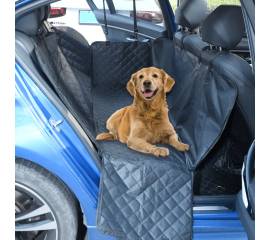 Husă scaun auto pentru câini, negru, 137x46x50 cm