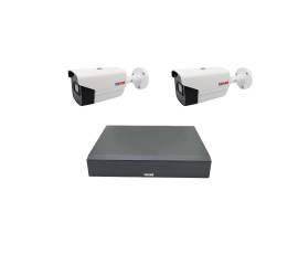 Kit supraveghere video 2 camere profesionale 2 mp 1080p full hd, ir 40m, dvr 4 canale 5mp-n