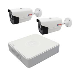 Sistem supraveghere video basic 2 camere rovision oem hikvision 2mp, full hd, 2.8mm, ir 40m, dvr 4canale video 4mp, lite