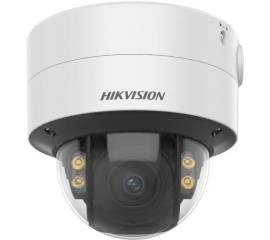 Cameră supraveghere colorvu ip dome 4 megapixeli lentilă 3.6-9mm lumină albă 40m slod card  hikvision ds-2cd2747g2-lzsc