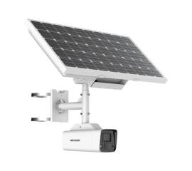 Colorvu - camera solara 4mp, lentila 4mm, wl 30m, 4g, panou solar+acumulator, audio, ip67 - hikvision ds-2xs2t47g1-ldh-4gc18s40-4mm