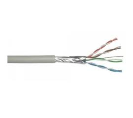 Cablu ftp cat5 aluminiu cuprat 4x2x0.5mm, rola 305 m, culoare gri
