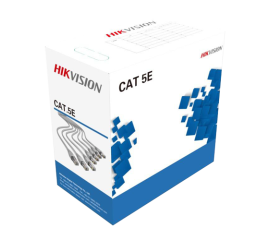 Cablu utp cat5e 0.45mm, cupru integral, cutie 305 metri - hikvision ds-1ln5e-ee