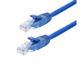 Patch cord gigabit utp cat6, lszh, 0.15m, albastru - asytech networking tsy-pc-utp6-015m-b