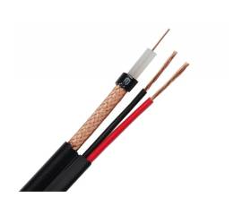 Cablu coaxial cu alimentare rg59 2x0.75 mm rola 50 m 201801013088