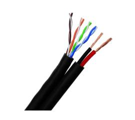 Cablu de retea utp cat5 cu alimentare 2x1 mm rola 100m 201801013703