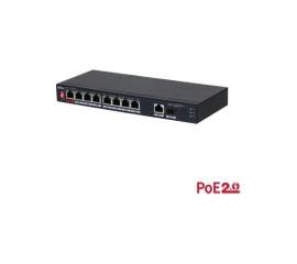 Switch 10 porturi 100 mbps poe fara management dahua - pfs3110-8et1gt1gf-96