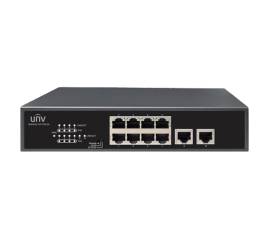 Switch 8 porturi poe, 2 porturi uplink rj45 - unv nsw2010-10t-poe-in