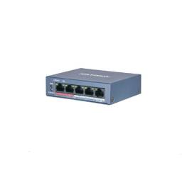 Switch poe 4 porturi hikvision ds-3e0105p-e/m(b) fara management