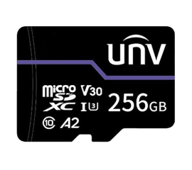 Card memorie 256gb, purple card - unv tf-256g-t-in