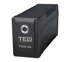 Ups 700va / 400w led line interactive cu stabilizator 2 iesiri schuko led ted ups expert ted001542