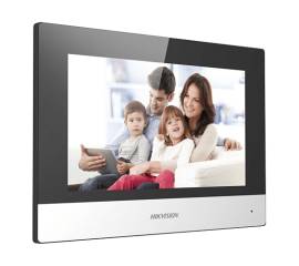 Monitor videointerfon touch screen tft lcd 7 inch'conectare 2 fire'wifi - hikvision ds-kh6320-wte2