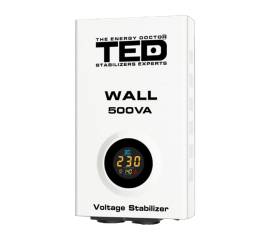 Stabilizator retea maxim 500va-avr lcd 2 iesiri schuko wall ted002174 (1/4)